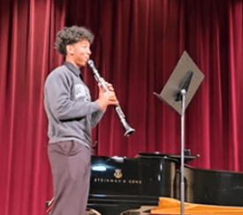 Grandson's Clarinet Recitals